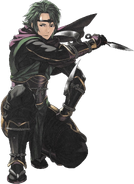 Official artwork of Kaze from Fire Emblem Fates.