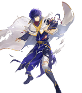 Artwork de Pelleas en Fire Emblem Heroes por HAKO.