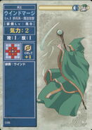 A Level 1 Wind Mage, as he appears in the first series of the TCG.