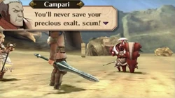 Campari in battle
