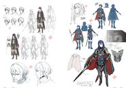 Concept artwork of Lucina and Robin.