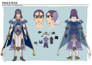 Echoes Priestess Concept.png (742 KB) Concept artwork of the Priestess class from Echoes: Shadows of Valentia.