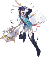 Artwork of Chrom (Spring Festival) from Fire Emblem Heroes by Ebila (えびら).