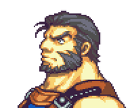 Garcia's portrait in The Sacred Stones.