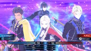 Byleth and the House Leaders using Houses Unite+.