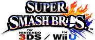Super Smash Bros 3DS Wii U logos