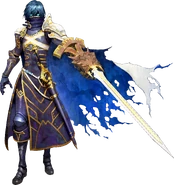 Chrom's official artwork from Tokyo Mirage Sessions ♯FE.