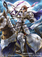 Artwork of Conrad in Fire Emblem 0 (Cipher) by Kaoru Hagiya.