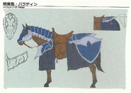 Concept artwork of a horse from Echoes: Shadows of Valentia.