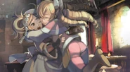 Official artwork featuring Lissa and Maribelle embracing.