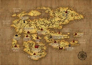 Archanea Map from Mystery of the Emblem.