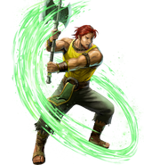 Artwork of Dorcas from Fire Emblem Heroes.