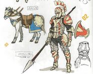 Concept artwork of the male variant of the Paladin class from Awakening.