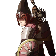 Generic class portrait of a Bow Knight from Awakening.