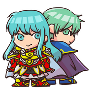 Eirika and Ephraim from the Fire Emblem Heroes guide.