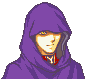 Ephidel's hooded portrait in Rekka no Ken.