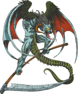 Concept artwork of the Gargoyle class from Echoes: Shadows of Valentia.