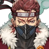 Ninja Saizo's portrait from Heroes.