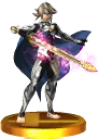 Corrin's Classic Mode Trophy from Super Smash Bros. for Nintendo 3DS.
