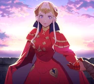 CG artwork of Edelgard at Female Byleth S Support