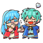 Eirika and Ephraim from the Fire Emblem Heroes Guide.