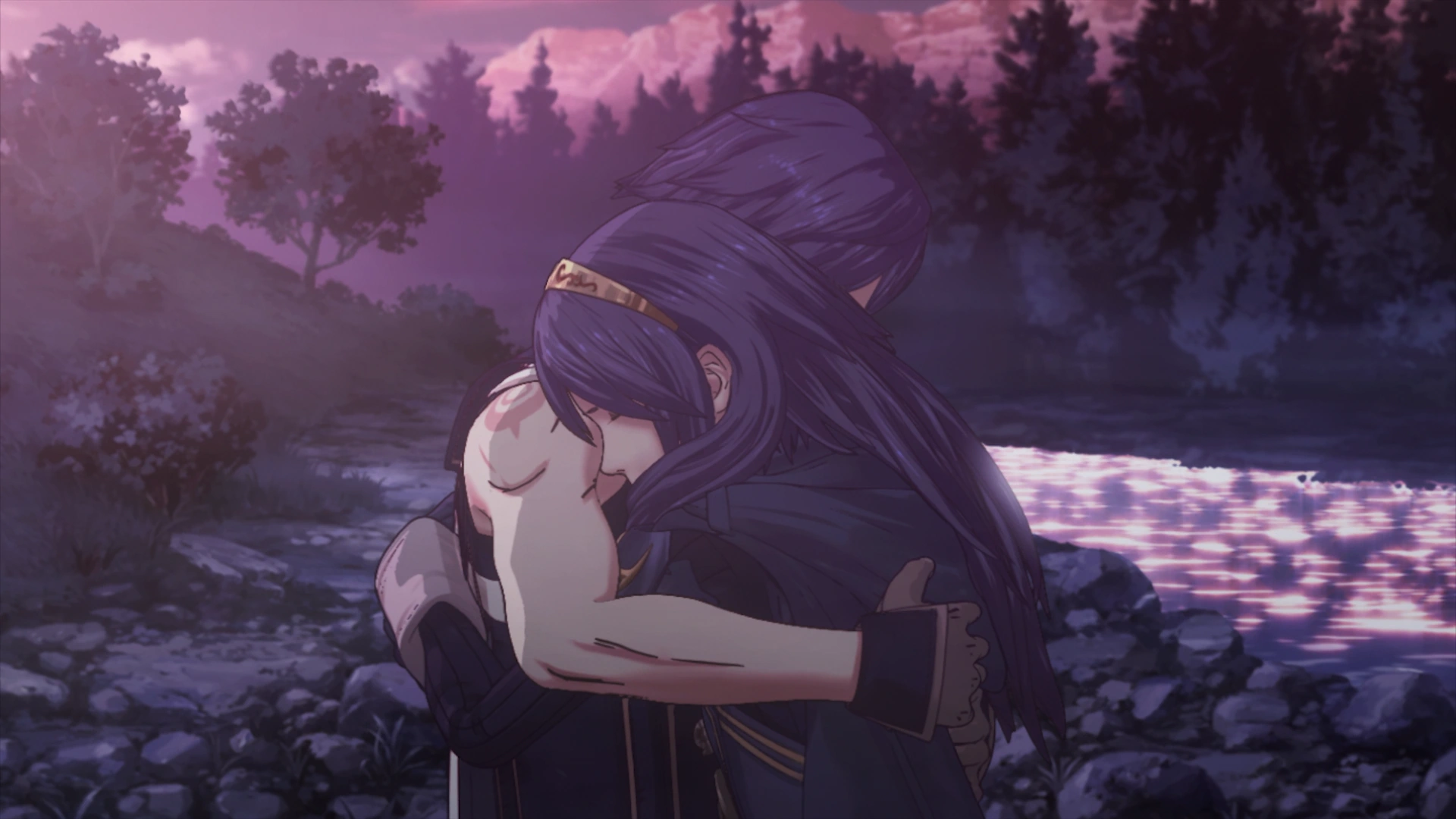 Chrom Lucina Hug Cutscene