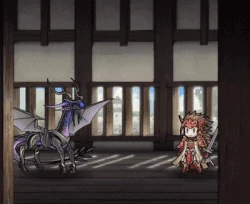 Corrin attacking with Primordial Breath.