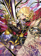 Artwork of Eldigan in Fire Emblem 0 (Cipher) by Yugo Okuma.