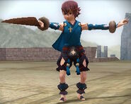 Hayato's battle model as a Diviner.