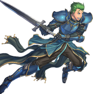 Artwork de Luke de Fire Emblem Heroes por Daisuke Izuka.