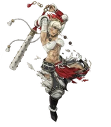 Artwork de Rinkah de Fire Emblem Heroes por Toshiyuki Kusakihara.