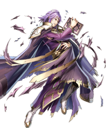 Artwork de Lyon en Fire Emblem Heroes por Miyajima Haru.