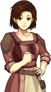 Generic portrait of a female Villager from Echoes: Shadows of Valentia.