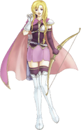 Official artwork of Louise from Fire Emblem: The Blazing Blade.
