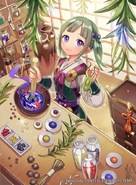 Artwork of Midori in Fire Emblem 0 (Cipher) by Yoko Matsurika.