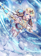 Artwork of Fjorm in Fire Emblem 0 (Cipher) by Natsuki Kamui.