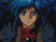 Shiida as she appears in Episode 2 of the Fire Emblem anime.