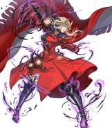 Artwork of Hegemon Edelgard from Fire Emblem Heroes by Clover.K.