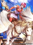 Artwork of Marcia in Fire Emblem 0 (Cipher) by Sachiko Wada.