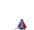 Eliwood performing a critical hit in The Blazing Blade as a Lord.