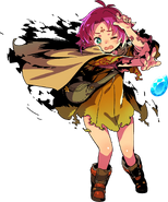 Artwork of Fae from Fire Emblem Heroes by Himukai Yuji.