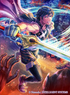 Artwork of Chrom in Fire Emblem 0 (Cipher) by Enji Kazura.