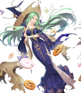 Arte de Rhea (Bruja creadora) en Fire Emblem Heroes por ichikawa Halu.