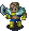 Map sprite of Basilio as a Warrior in Awakening.