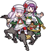 Lysithea's and Lute's sprite as the gifted students from Heroes.