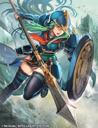 Artwork of Nephenee in Fire Emblem 0 (Cipher) by Nijihayashi.