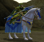 Geoffrey's battle model as a Paladin in Path of Radiance.