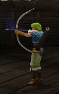 Rolf wielding the Longbow in Path of Radiance.