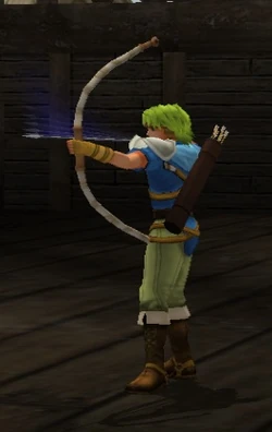 Rolf wielding the Longbow in Path of Radiance.