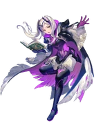 Artwork of Resplendent Female Robin from Fire Emblem Heroes.